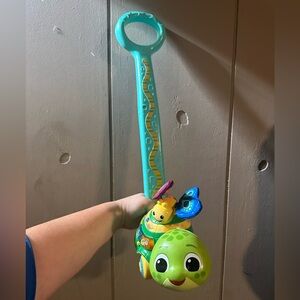 Vtech 2 in 1 Toddle and Talk Turtle Push Toy